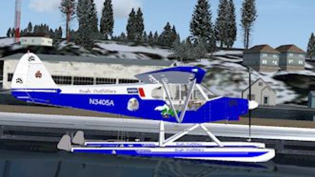 Screenshot 1 — "Bush Outfitters" Piper Super Cub-Floats