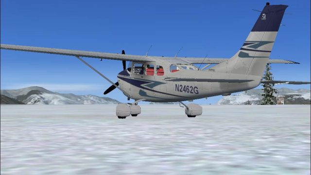 Screenshot 1 — Blue Cessna 206 Fix