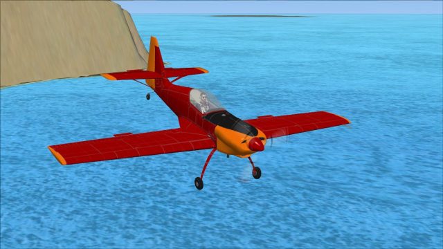 Screenshot 1 — Zlin Z-50L Red and Orange Repaint