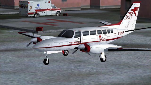 Screenshot 1 — Hope Flite I.C.U. Cessna 404 Titan