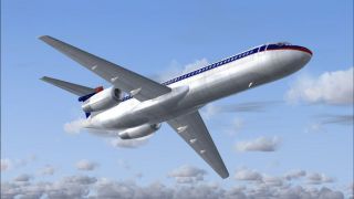 Screenshot 2 — FS2004/FS2002 Boeing 717-200 Delta Airlines - Old & New colors