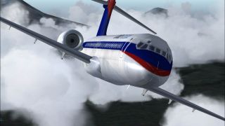 Screenshot 1 — FS2004/FS2002 Boeing 717-200 Delta Airlines - Old & New colors