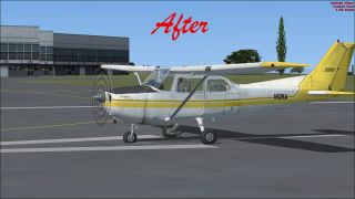 Screenshot 1 — Default Cessna 172 Blurred Texture Fix