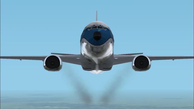 Screenshot 1 — B737-400 Smoke