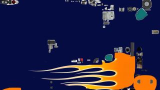 Screenshot 1 — Blue With Orange Flames Cessna 172