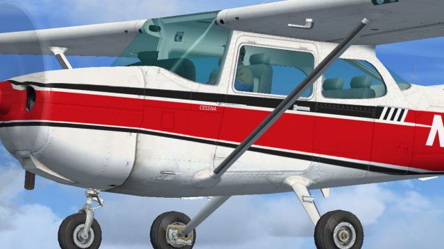Screenshot 1 — Red And White Cessna 172