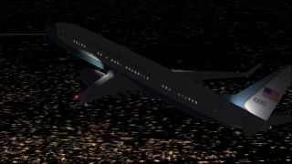 Screenshot 3 — FS2004/FS2002 FFX Boeing 737-800 USAF