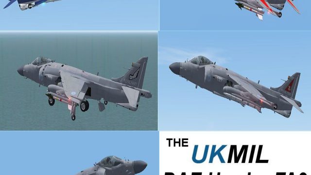 Screenshot 1 — Royal Navy BAE Harrier FA2