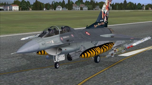 Screenshot 1 — TUAF F-16D Upgrade
