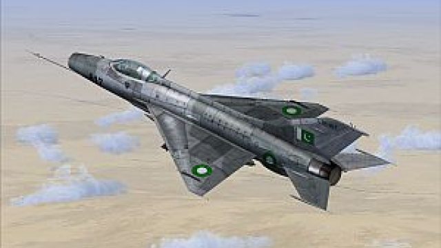 Screenshot 1 — Pakistan Air Force MiG-21 F-13