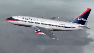 Screenshot 1 —  FS2004/FS2002 FlightFX/SGAir Boeing 737-287 Delta Airlines