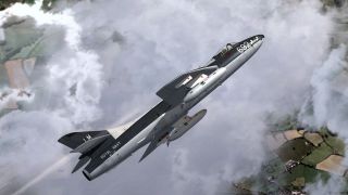 Screenshot 1 — Royal Navy Hawker Hunter