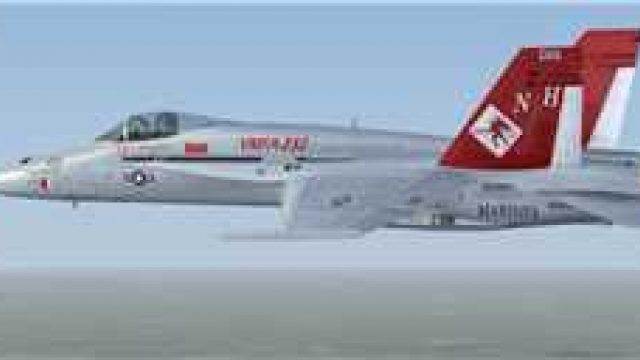 Screenshot 1 — Default F/A-18C Red Devils