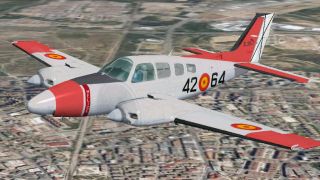 Screenshot 3 — Spain Air Force Beech Baron 58