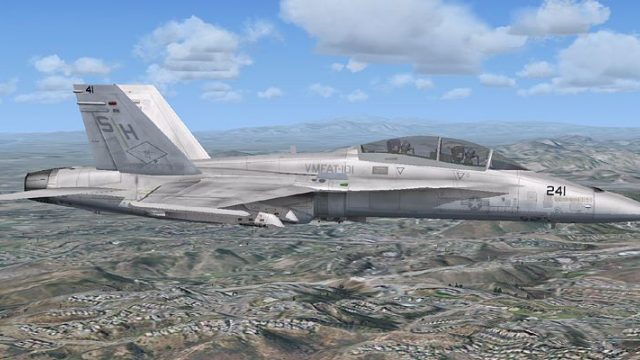 Screenshot 1 — USMC VMFAT-101 F/A-18D