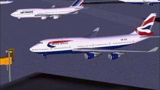 Screenshot 1 — B747-400 AI Replacement Pack