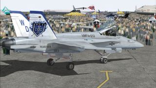 Screenshot 1 — US Marines F/A-18C Lancers