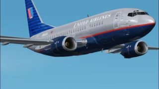 Screenshot 2 — FS2004/FS2002 United Airlines FlightFX/SGAir Boeing 737-522