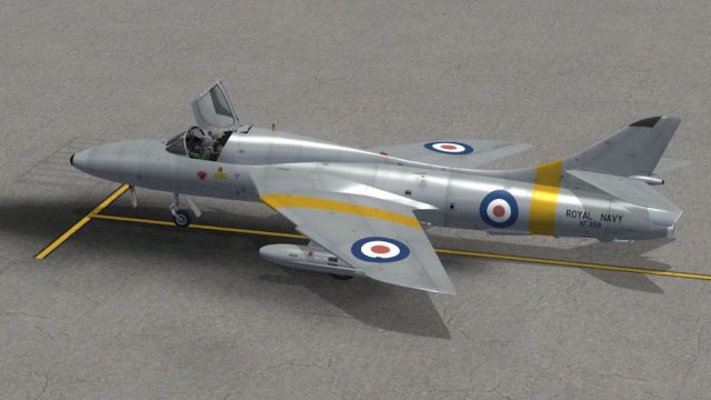 Screenshot 1 — Royal Navy Hawker Hunter T8 RN