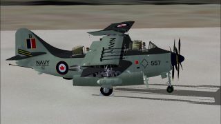 Screenshot 1 — RCN Fairey Gannet AS. Mk1 VS-880