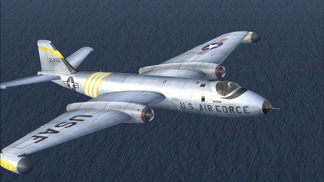 Screenshot 1 — USAF EE Canberra Repaint