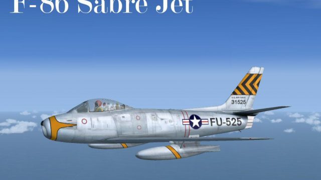 Screenshot 1 — USAF F-86 Sabre BU #53-1525