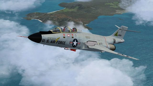 Screenshot 1 — McDonnell F-101B New ANG Textures