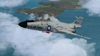 Screenshot 1 — McDonnell F-101B New ANG Textures