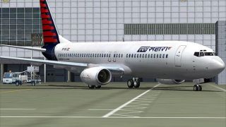 Screenshot 1 — FS2002/FS2004 FFX Boeing 737-800 Air Sahara