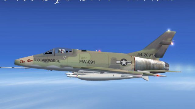 Screenshot 1 — F-100 Super Sabre