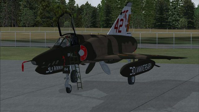 Screenshot 1 — Belgian Air Force Mirage 5BR