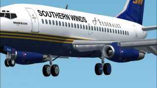 Screenshot 2 — FS2004/FS2002 B737-200 SOUTHERN WINDS - LAFSA