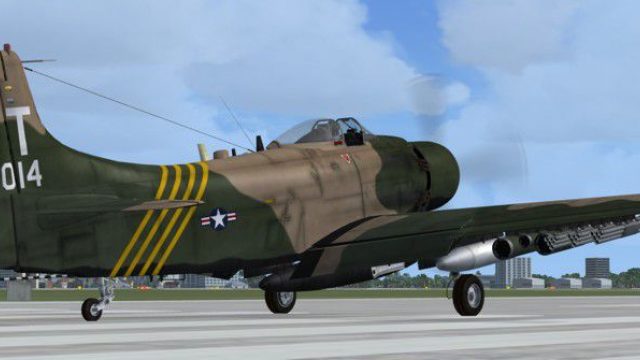 Screenshot 1 — SP2 Acceleration Douglas A-1J Skyraider