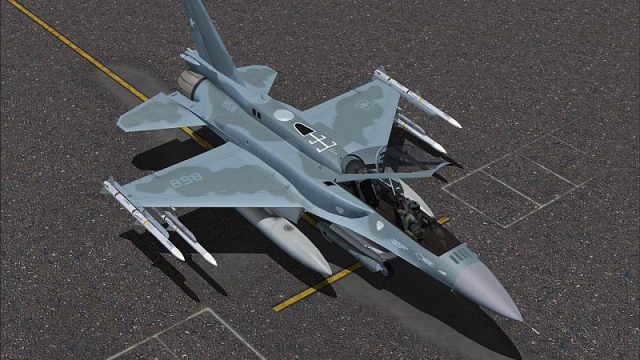 Screenshot 1 — FACH F-16D Fighting Falcon
