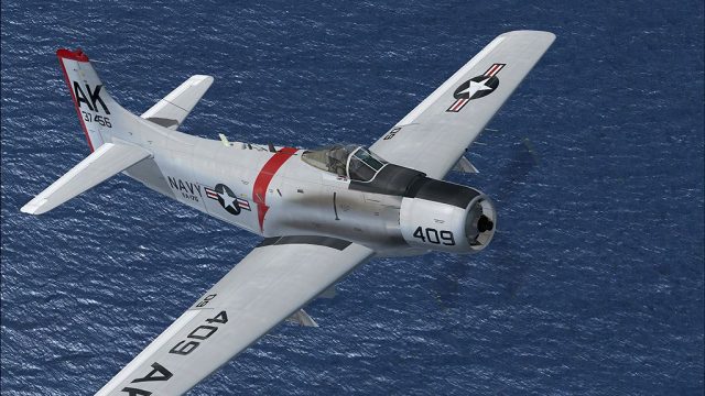Screenshot 1 — US Navy Douglas A-1 Skyrider Repaint