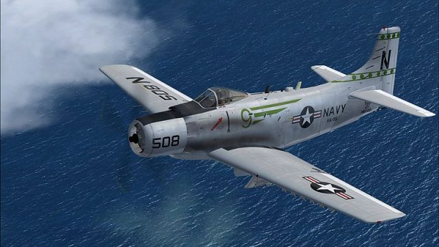 Screenshot 1 — US Navy Douglas A-1 Skyrider VA-95