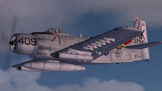 Screenshot 1 — SP2 Acceleration Douglas A-1H Skyraider
