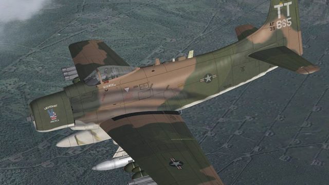 Screenshot 1 — Lieutenant American Douglas A-1J Skyraider