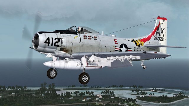 Screenshot 1 — US Navy Douglas A-1H Skyraider VA-176