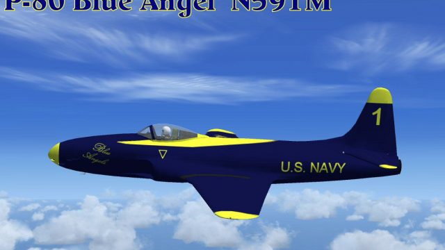 Screenshot 1 — Blue Angels Lockheed P-80