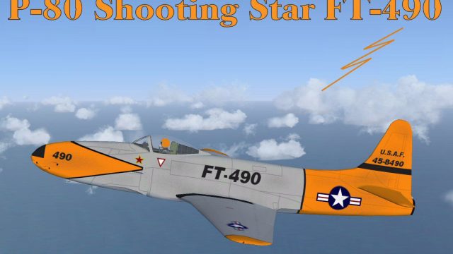 Screenshot 1 — USAF Lockheed P-80 Shooting Star FT490