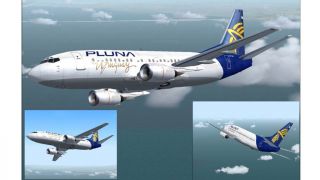 Screenshot 2 — FS2004/FS2002 BOEING 737-3Q8 FFX Pluna Lineas Aereas