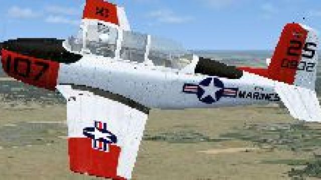 Screenshot 1 — USMC Beechcraft T-34B VT-1