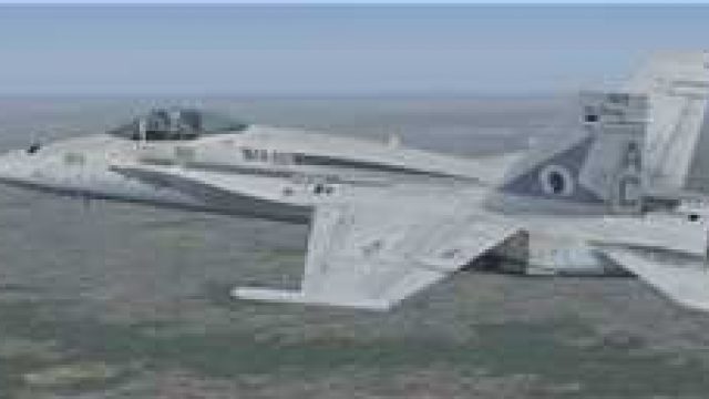 Screenshot 1 — US Navy F/A-18C Gunslingers