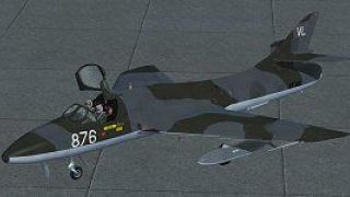 Screenshot 4 — Hawker Hunter T.7, XF310 FRADU