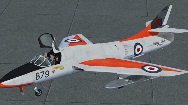 Screenshot 1 — Hawker Hunter T8C, WT799 FRADU