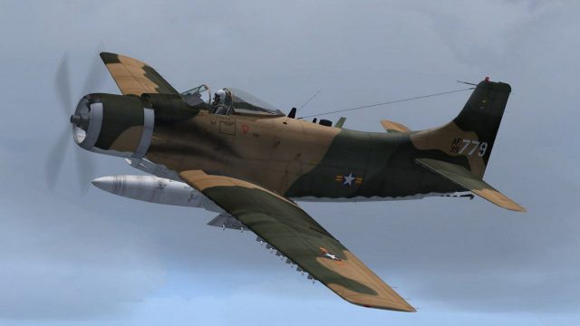 Screenshot 1 — VNAF Douglas A-1H Skyraider