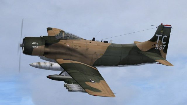 Screenshot 1 — USAF Douglas A-1H Skyraider