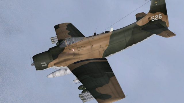 Screenshot 1 — USAF Douglas A-1H Skyraider 34-526
