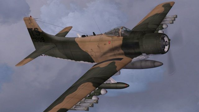 Screenshot 1 — USAF Douglas A-1H Skyraider 34-609